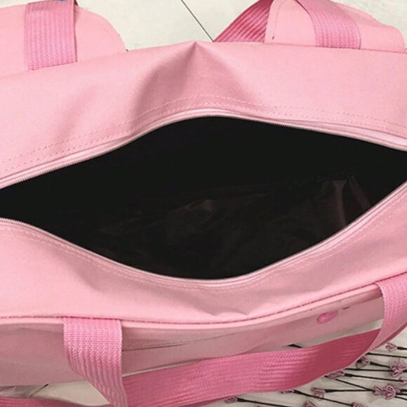 HELLO KITTY Pinkโ Canvas Duffle / Travel Bag (BRAND-NEW & SUPER CUTE!) - Picture 6 of 7
